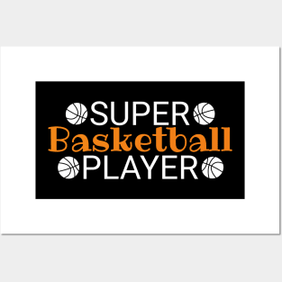 Super Basketball Player Posters and Art